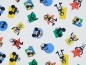 Preview: Hochwertiger Baumwollstoff Lizenzdruck ✂ weiß mit Mickey Mouse, Donald Duck, Pluto  ✓ hochwertig ✓  ab 0,3 Meter ✓ 1004-1