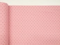 Mobile Preview: Hier günstig: sehr dehnbare Bündchen ✂ für den perfekten Saum-Abschluss ✓ elastisch ✓ weich ✓ saugfähig ✓ rosa pinke Tupfen ✓ ab 0,3 Meter ✂