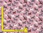 Preview: Stoff / Jersey / Baumwolljersey rosa mit Pferden in verschiedenen Farben - 1024-3