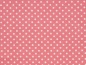 Mobile Preview: Stoffe / Jersey / Baumwolljersey in rosa ✂ gemsutert mit vielen weißen Tupfen - 1030-1