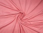 Preview: Stoffe / Jersey / Baumwolljersey in rosa ✂ gemsutert mit vielen weißen Tupfen - 1030-4