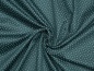 Preview: Baumwollsatin in der Farbe dunkelgrün mit Blumen & Blümchen ❤ ✓ 1002