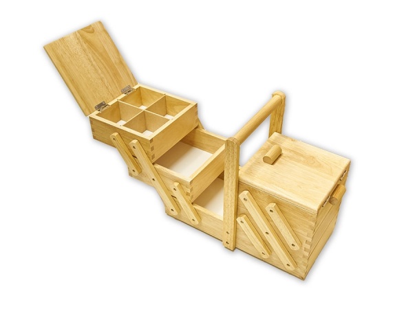 Prym Nähkasten aus Holz ✓ klappbar ✓ viele Fächer ✓ dekorativ ✓ praktsich ✓