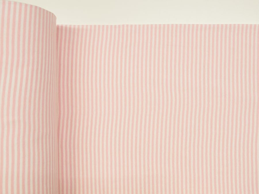 Bündchen ✂ für den perfekten Saum-Abschluss ✓ elastisch ✓ weich ✓ saugfähig ✓ weiß / rosa gestreift ✓ ab 0,3 Meter ✂