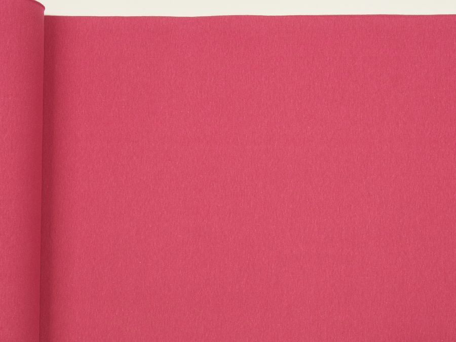 Dehnbare Bündchen ✂ für den perfekten Saum-Abschluss ✓ elastisch ✓ weich ✓ saugfähig ✓ zertifiziert ✓ pink unifarben ✓ ab 0,3 Meter ✂